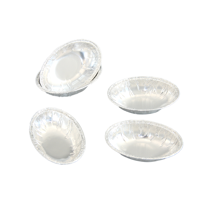 45 ml oval aluminiumfolie skål IK85